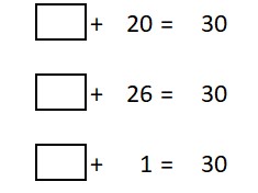 This self-marking spreasheet provides practise of number bonds to 10, 20, 30, 40, 50, 100, 500 and 1000
